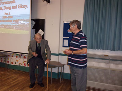 Brian Andrews receives the RHS Banksian Medal