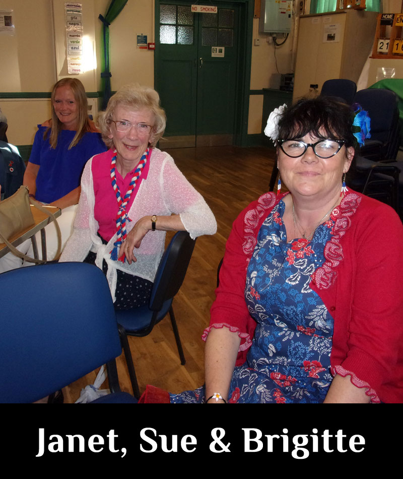 Janet, Sue and Brigitte